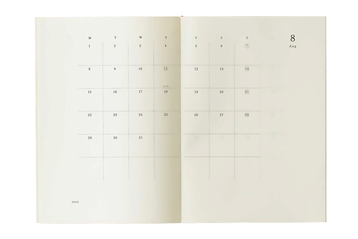 Midori - MD 2025 Notebook Diary A5